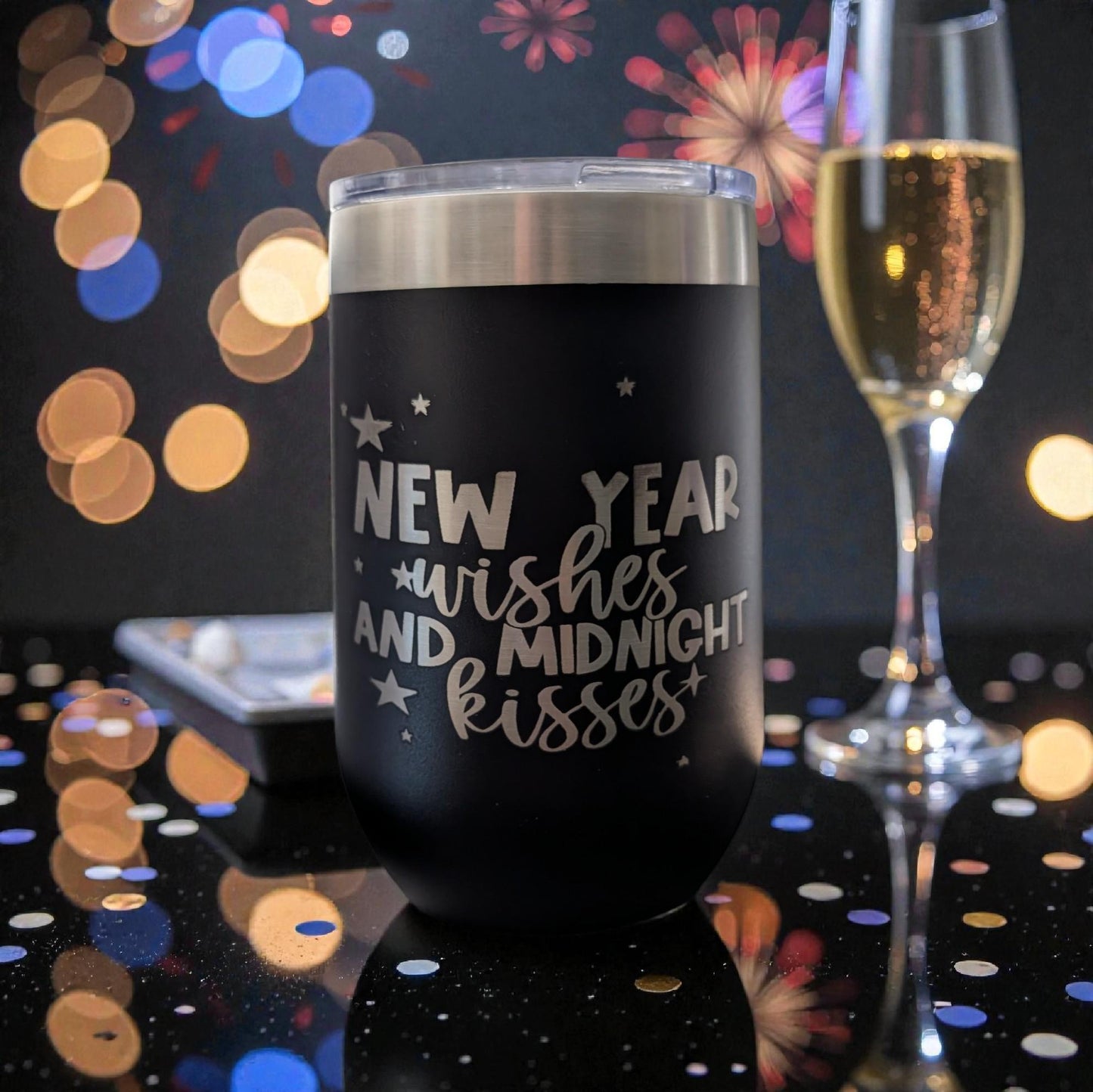 Personalized Wine Tumbler - Custom Engraved Insulated Gifts