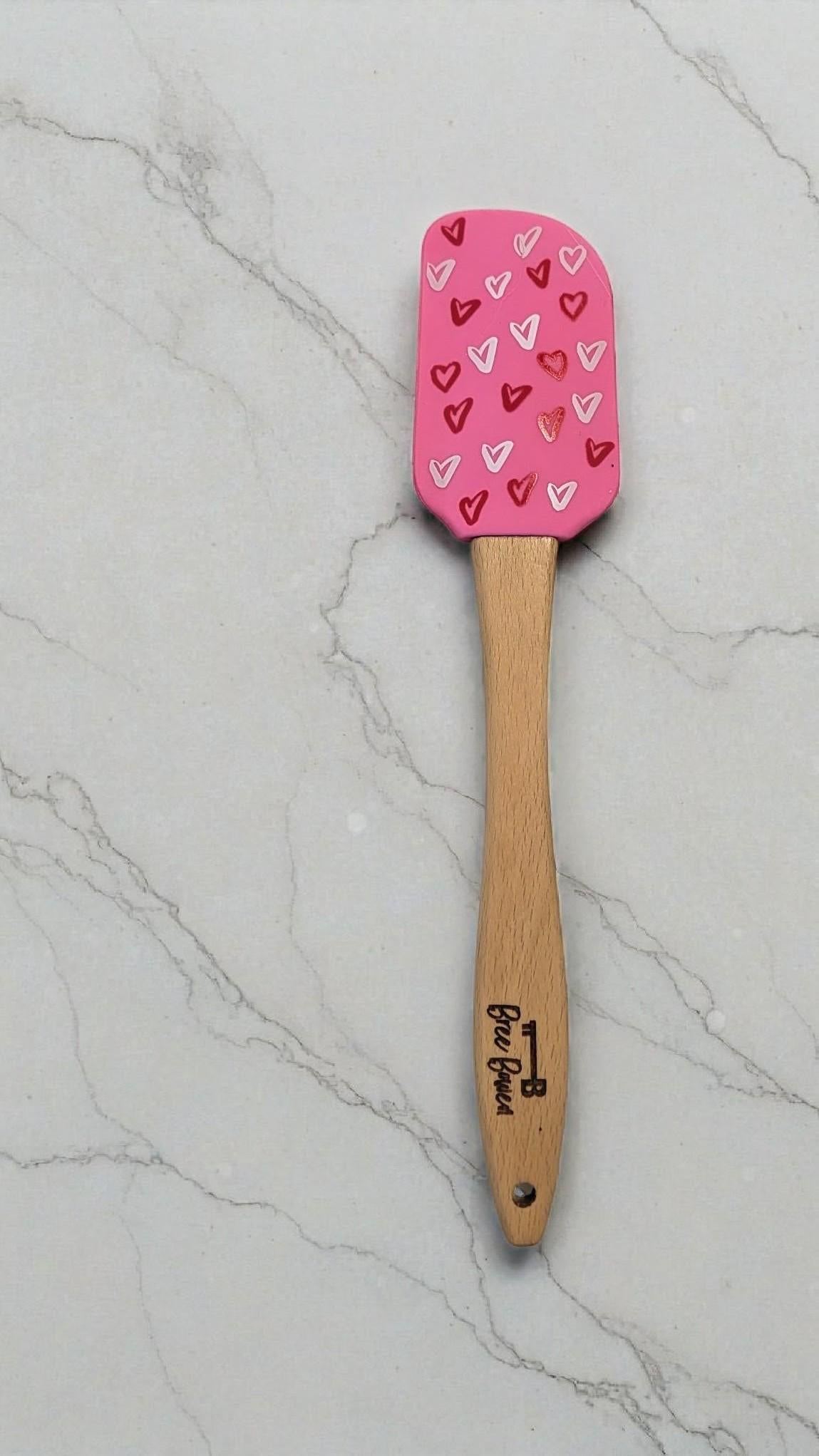 Custom engraved silicone spatula - Custom Engraved Baking