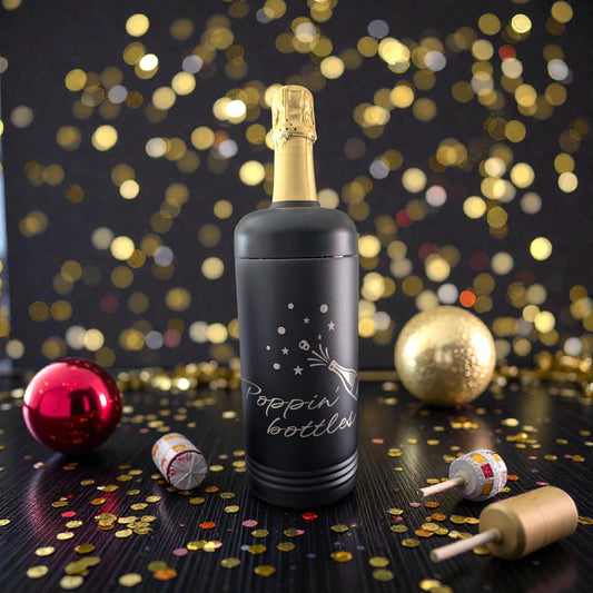 Engraved Wine Chiller - Custom Champagne Bottle Chiller Gift