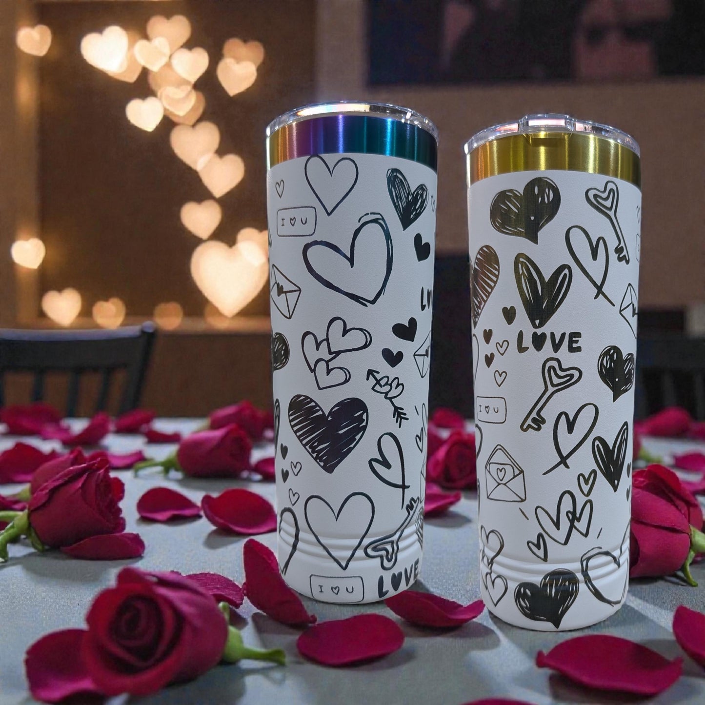 Polar Camel Prism Valentine's Gift - Custom Engraved Tumbler