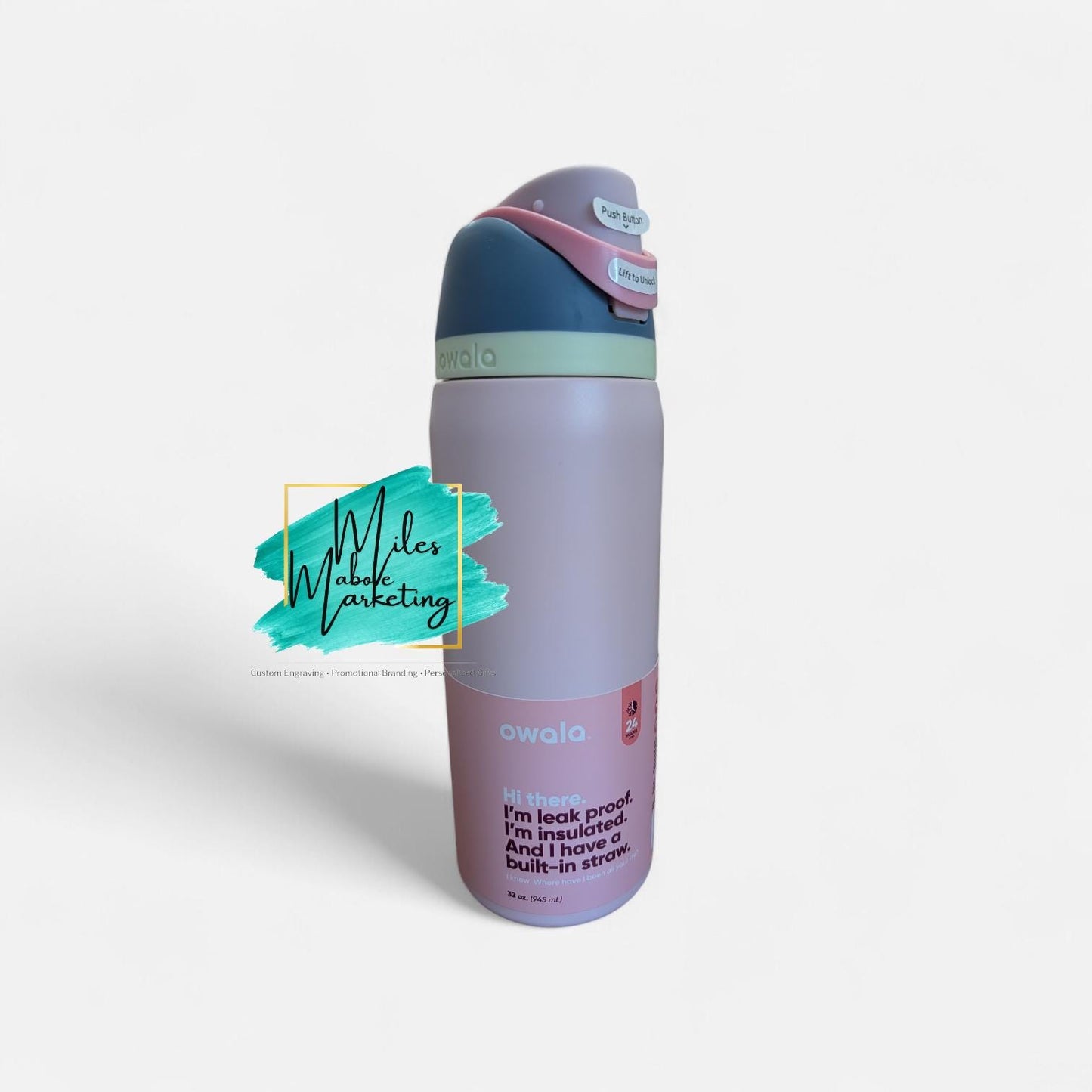 Personalized Profession Owala 32oz | Custom Engraved Bottle