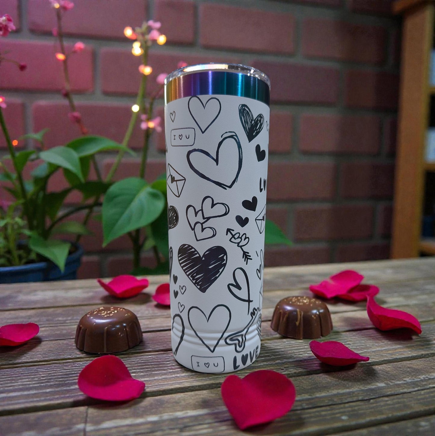 Polar Camel Prism Valentine's Gift - Custom Engraved Tumbler