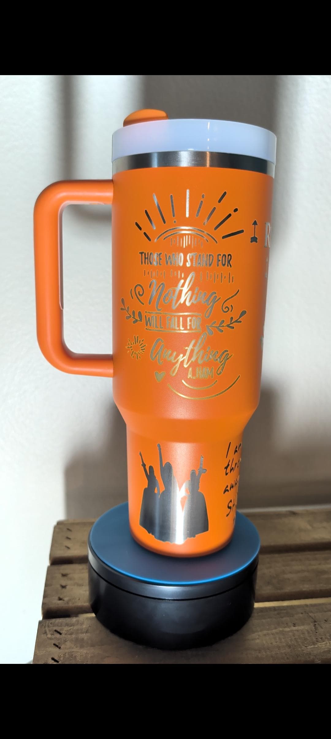 Hamilton Inspired Personalized Stanley Quencher | Musical 