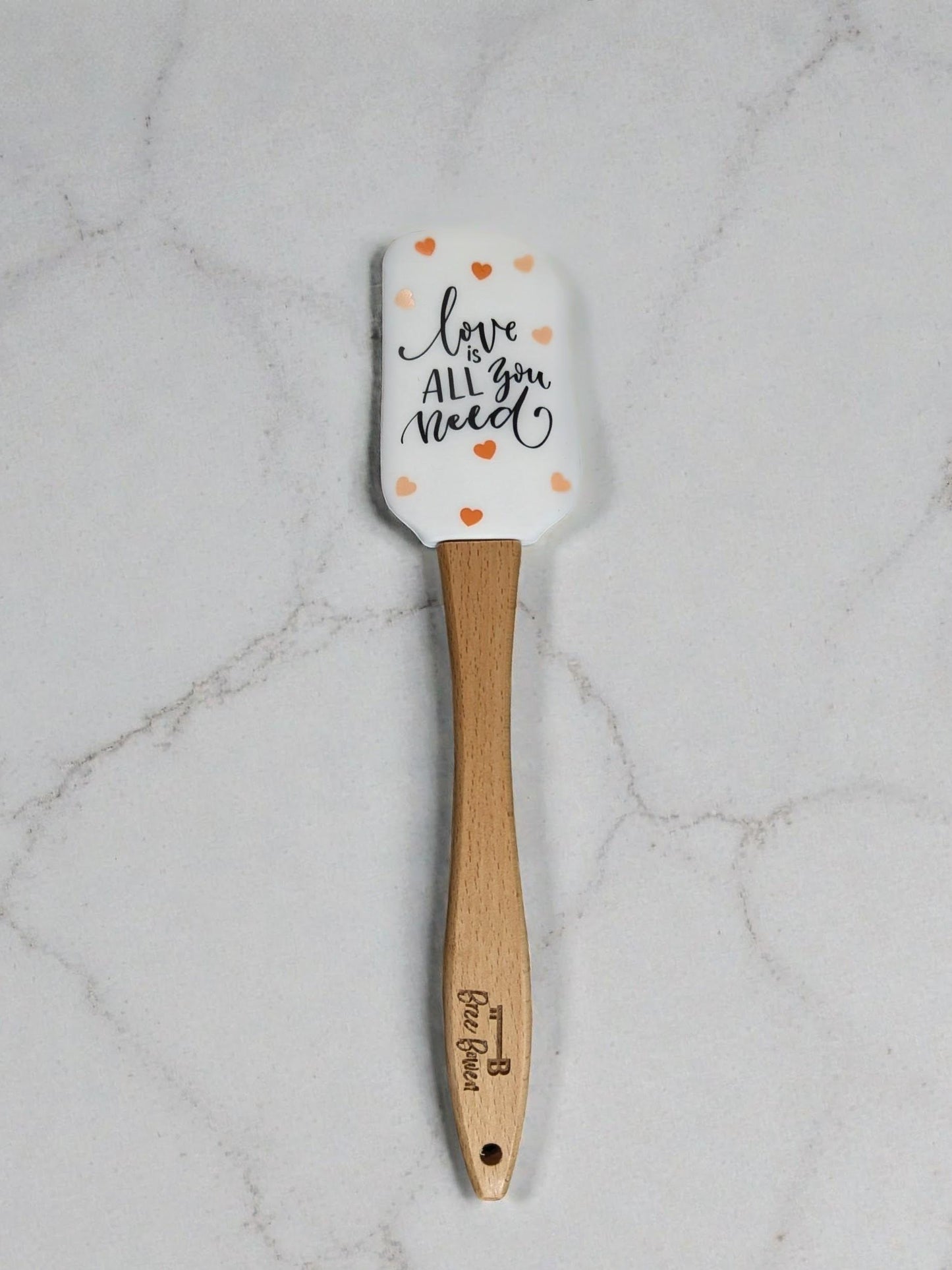 Custom engraved silicone spatula - Custom Engraved Baking 