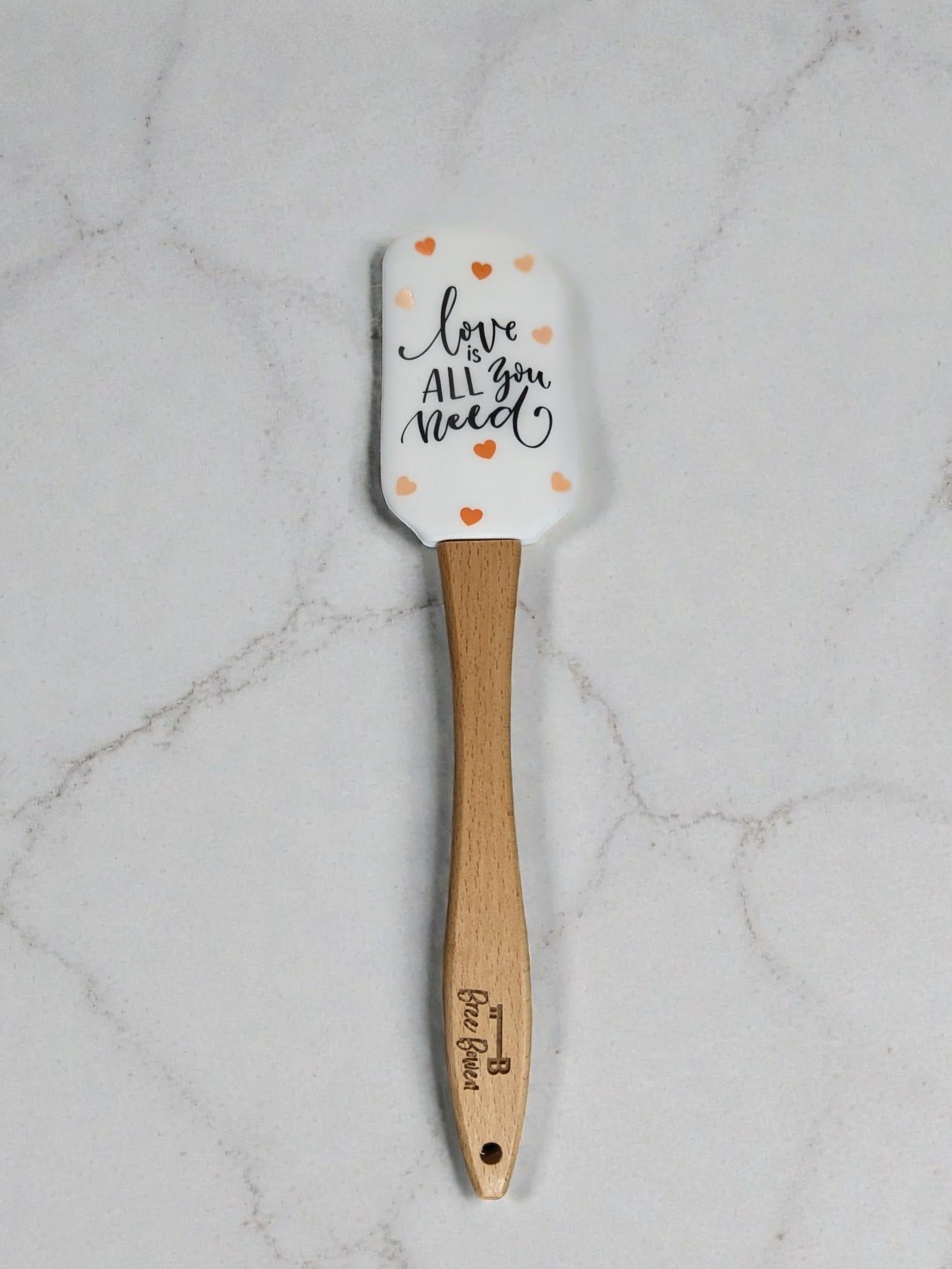 Custom engraved silicone spatula - Custom Engraved Baking 