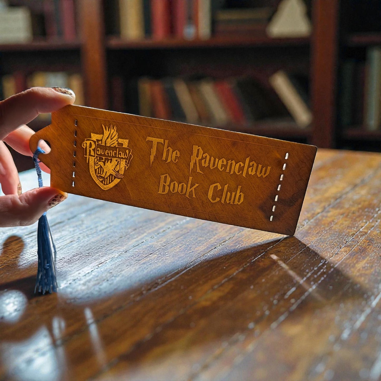 Harry Potter Wooden Bookmark with Tassel | Custom Reader 