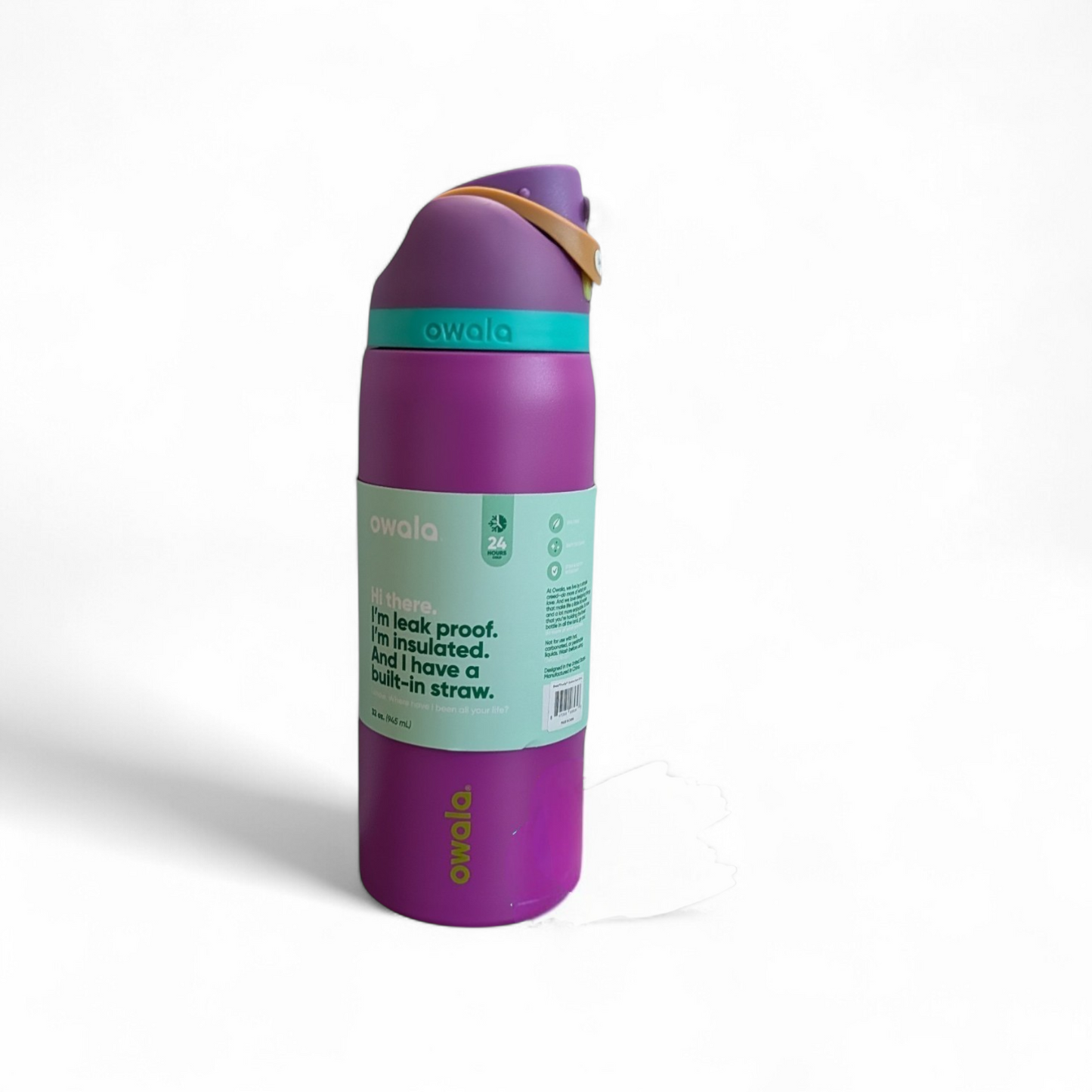 Custom engraved Labubu-inspired Owala 32oz FreeSip Bottle