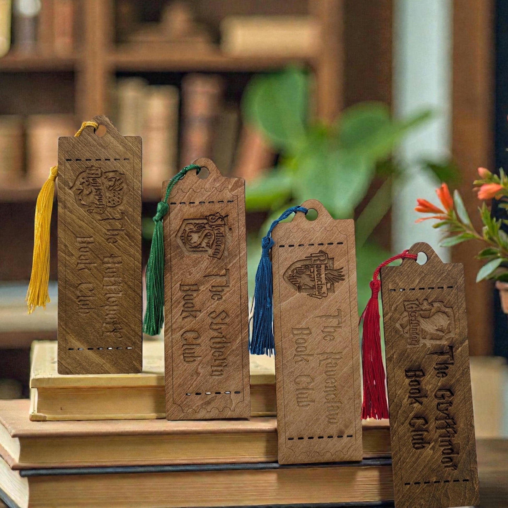 Harry Potter Wooden Bookmark with Tassel | Custom Reader 