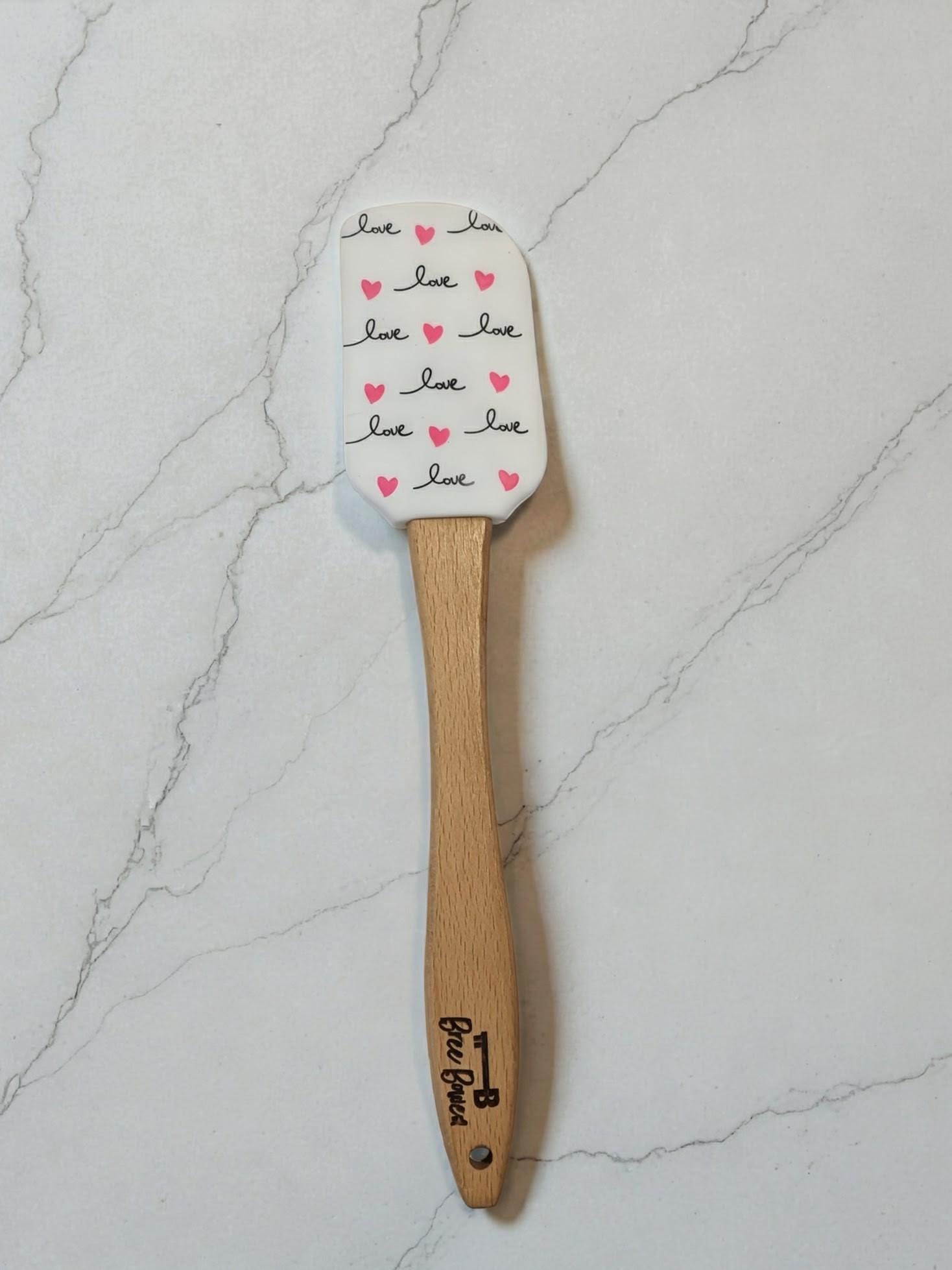 Custom engraved silicone spatula - Custom Engraved Baking 