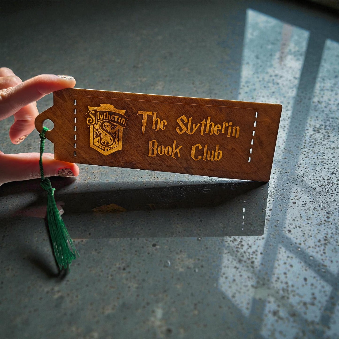 Harry Potter Wooden Bookmark with Tassel | Custom Reader 