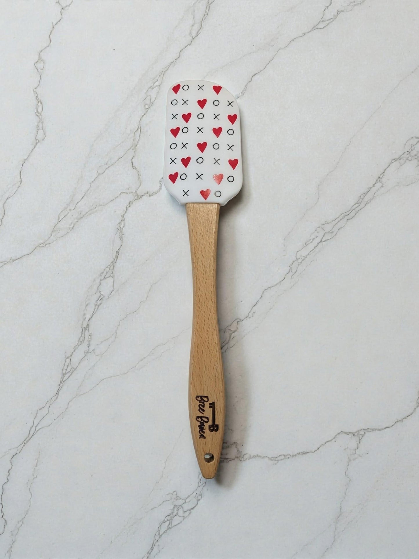 Custom engraved silicone spatula - Custom Engraved Baking 