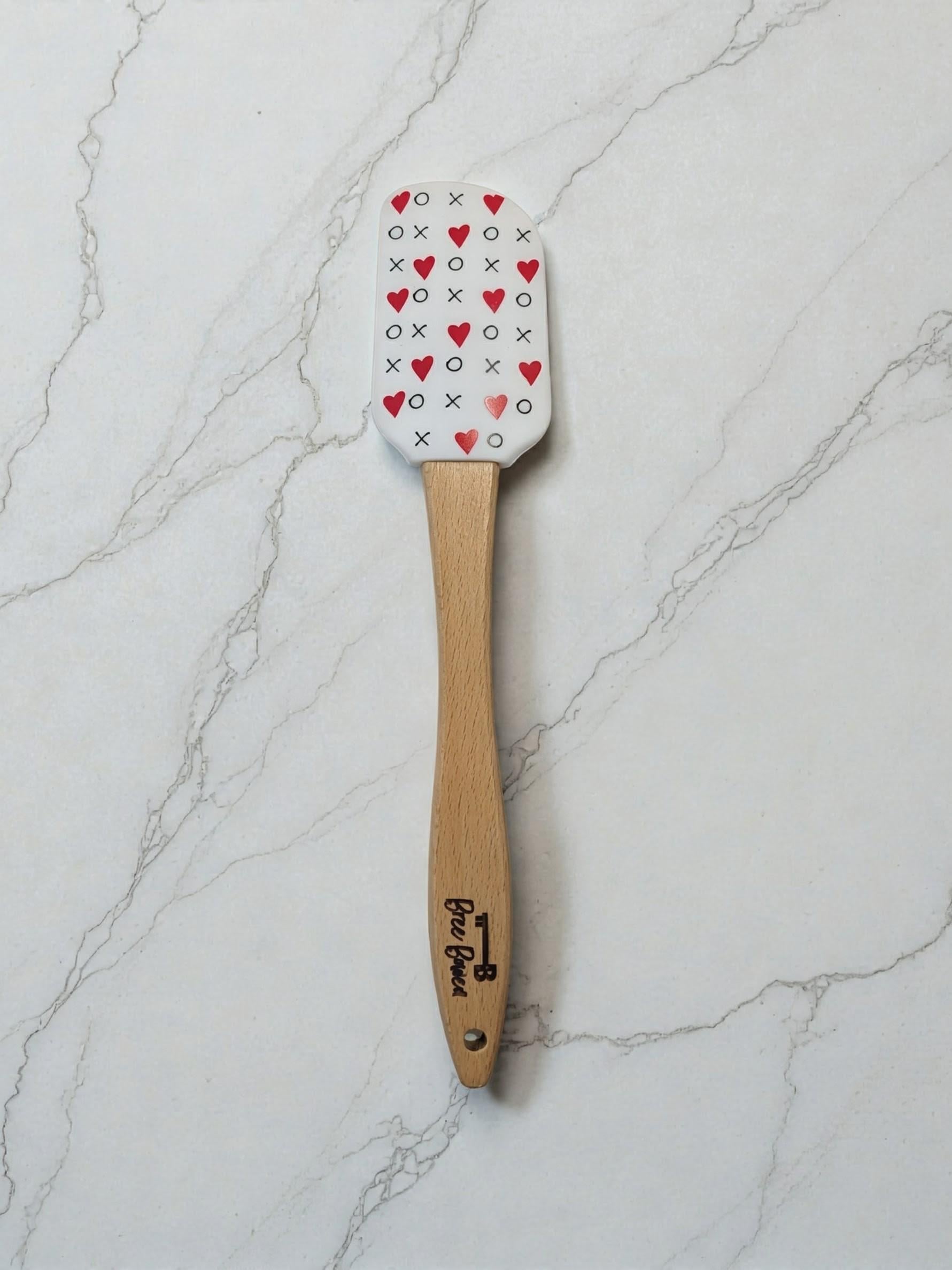 Custom engraved silicone spatula - Custom Engraved Baking 