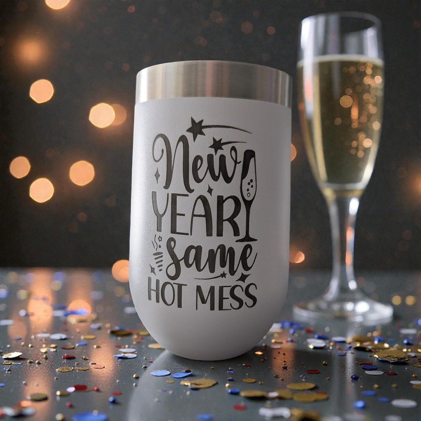 Personalized Wine Tumbler - Custom Engraved Insulated Gifts