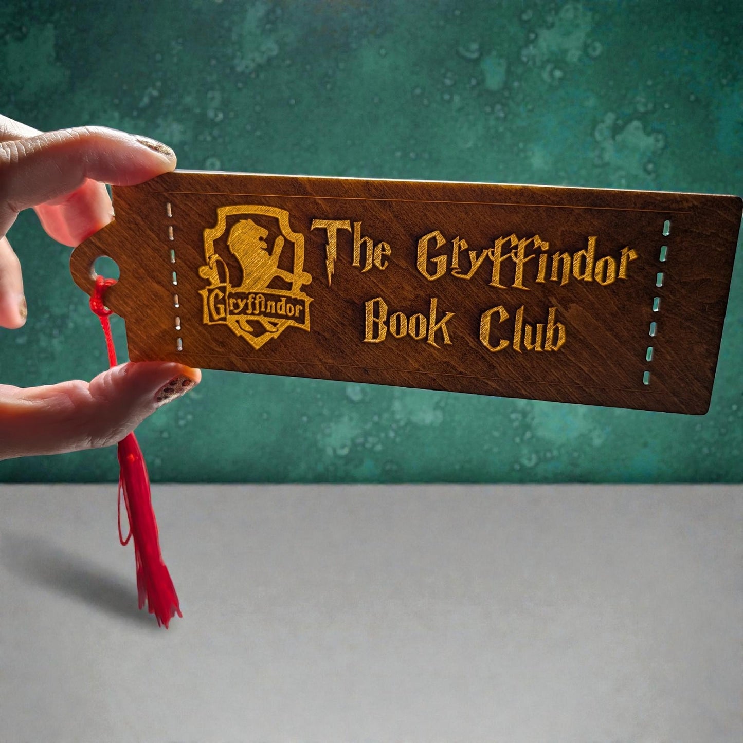 Harry Potter Wooden Bookmark with Tassel | Custom Reader 