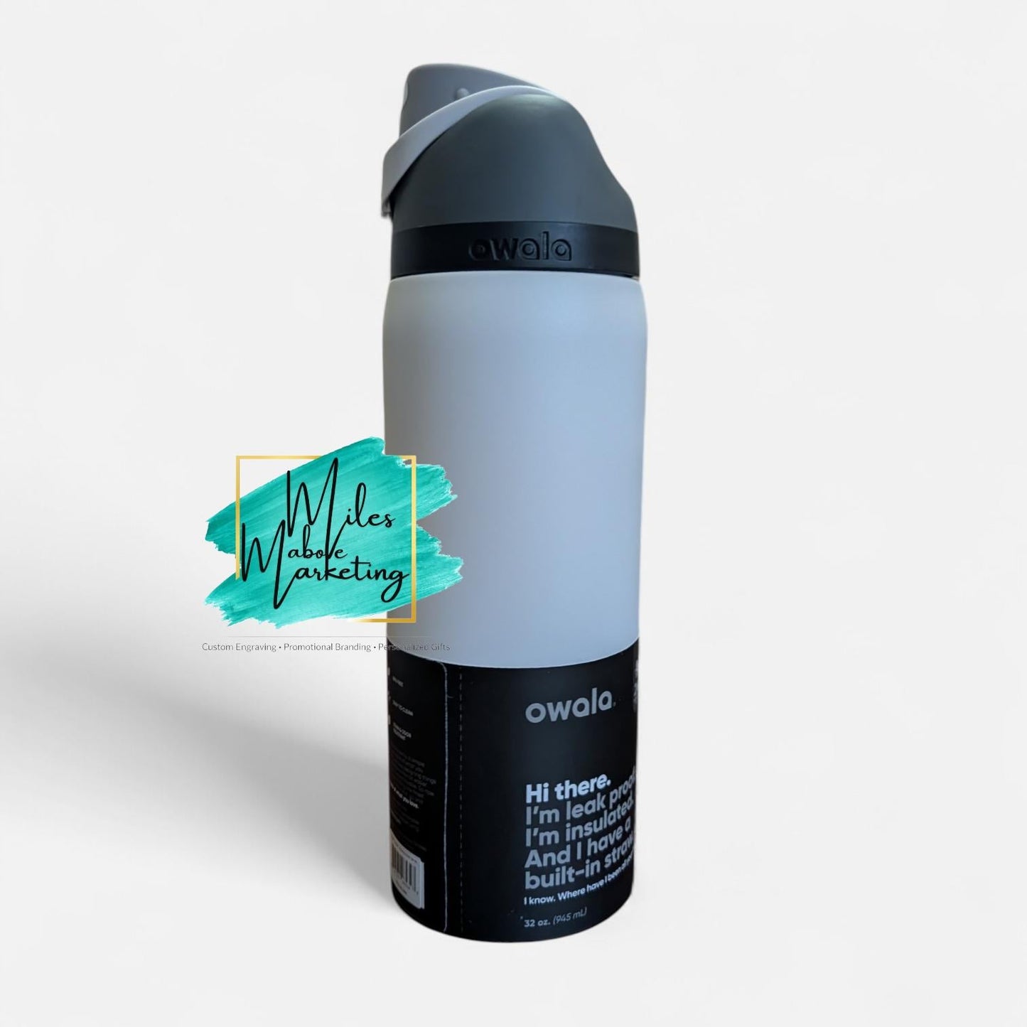 Personalized Owala FreeSip Water Bottle 32 oz | Custom Engraved