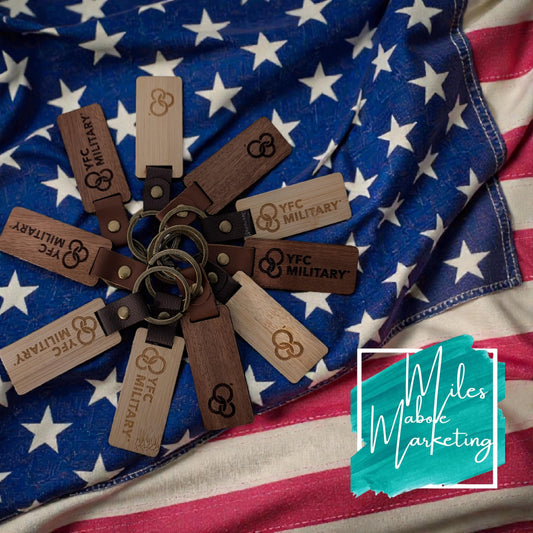 Personalized Realtor Closing Gift - Custom Engraved Wood Keychains