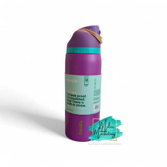 A Personalized Profession Owala 32oz Insulated Water Bottle, Custom Engraved Stainless Steel Hydration