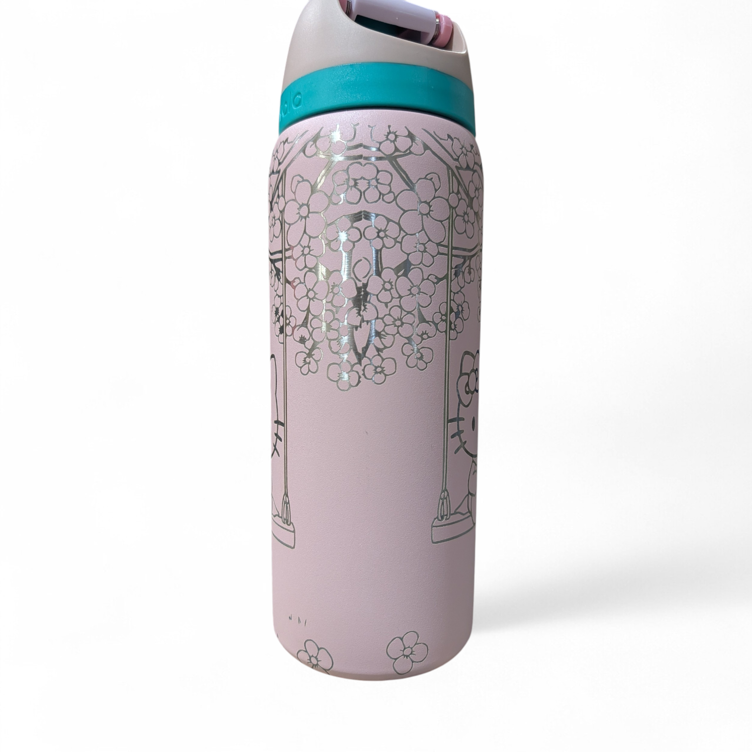 Kitty & Friend Cherry Blossom Engraved Owala - 32oz Bottle