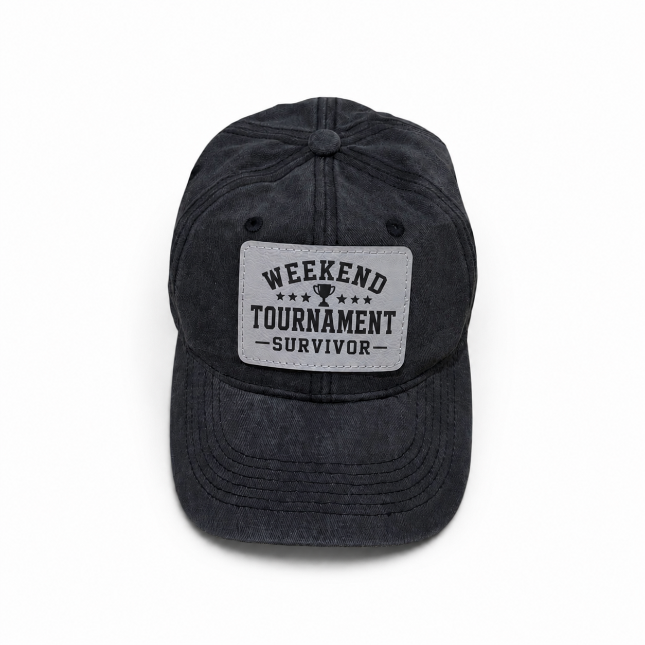 Personalized Leather Patch Hat| Custom Engraved Hat | Father’s Day