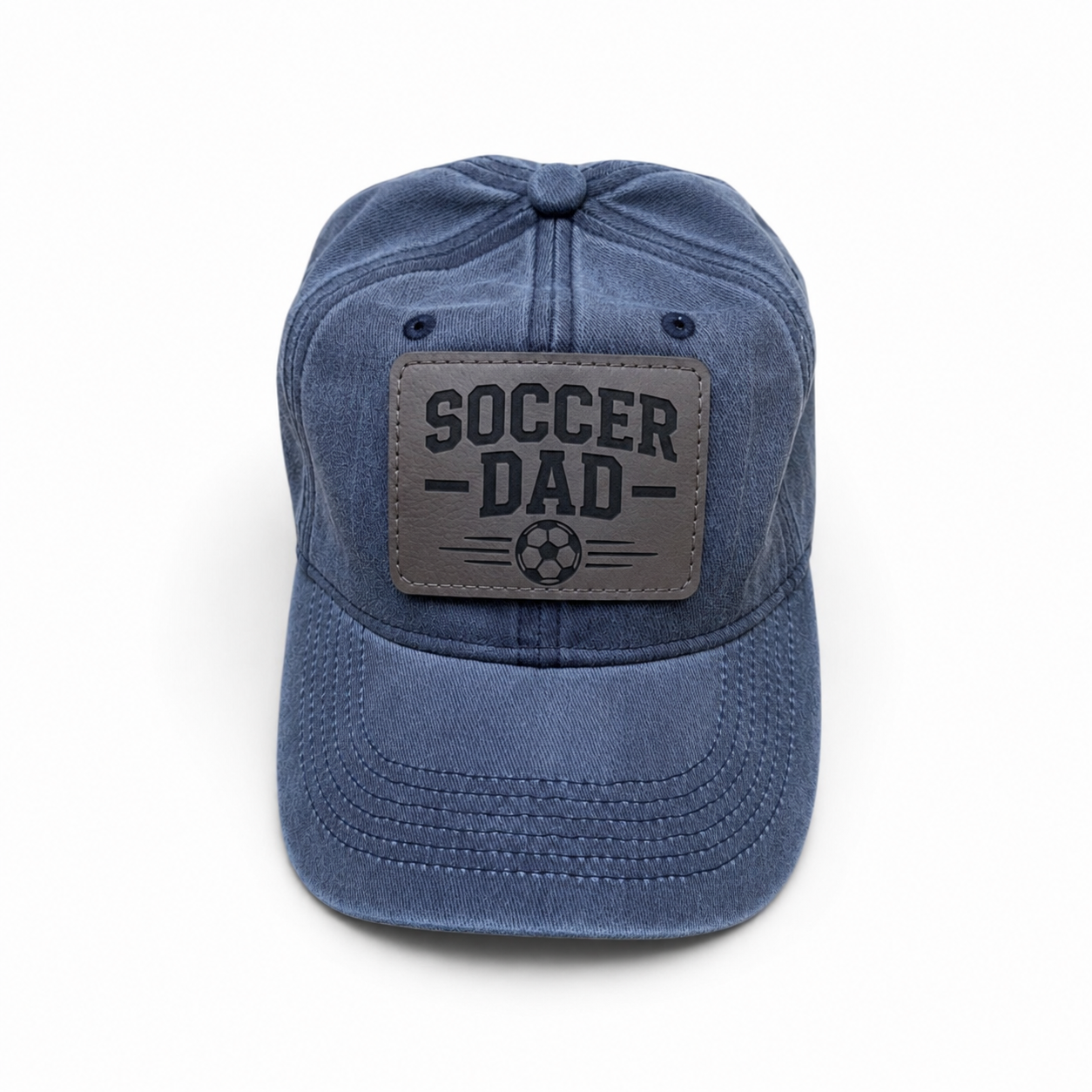 Personalized Leather Patch Hat| Custom Engraved Hat | Father’s Day