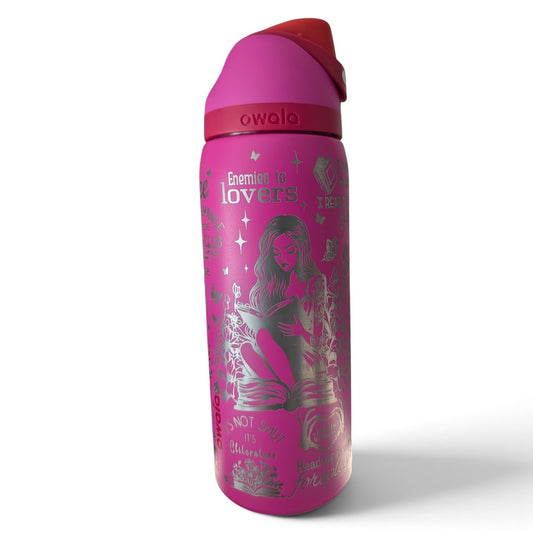 Engraved book lover 32oz Owala - Romance & Smut Reader Gift